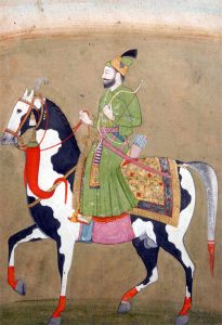 Guru Gobind SIngh: Guru Gobind Singh, 1800s watercolour 