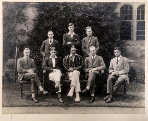 Jaipal Singh Munda at St. John's College, University of Oxford. [Bottom row, extreme right]