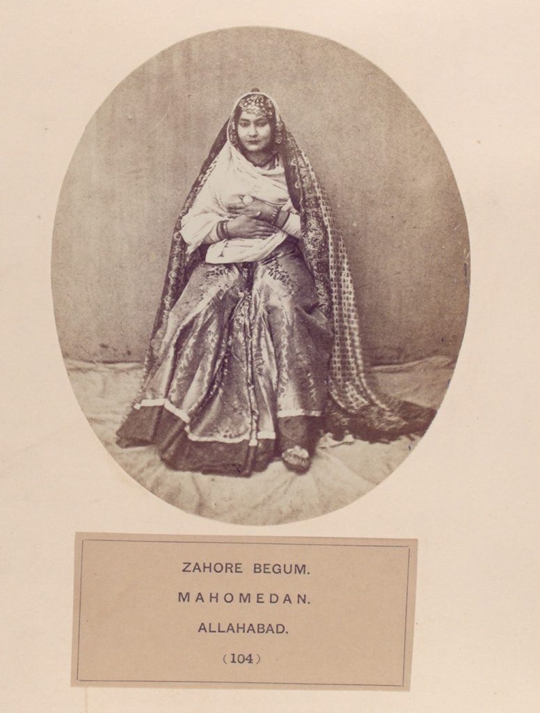 Zahore Begum, Mahomedan, Allahabad Date Issued: 1868 - 1875 Place: London Publisher: India Museum